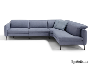 DUSK - Corner recliner leather sofa _ Egoitaliano