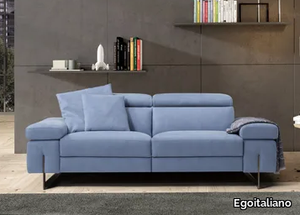 CANDICE - 3 seater leather sofa with electric motion _ Egoitaliano