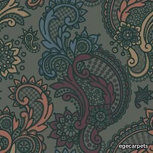 paisley lace green