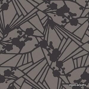 flower mosaic grey