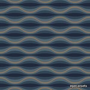 funky wave blue