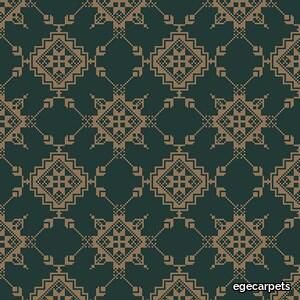 trondheim embroidery green