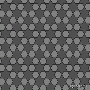mosaic star grey