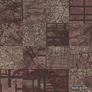 Aerial Map dark beige