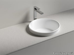 CORONA - Round inset washbasin _ Edoné by Agorà