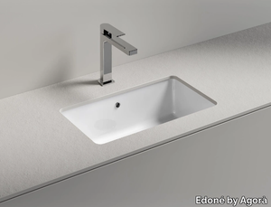 GEA 60 - Rectangular undermount washbasin _ Edoné by Agorà