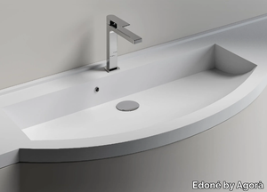 ORIONE - Stone washbasin with overflow _ Edoné by Agorà