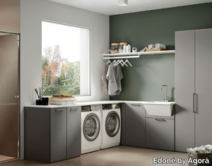 MINERVA 07 - Sectional laundry room cabinet _ Edoné by Agorà