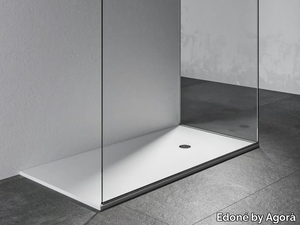 NAOS - Anti-slip rectangular shower tray _ Edoné by Agorà