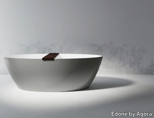 SPACE - Freestanding oval bathtub _ Edoné by Agorà