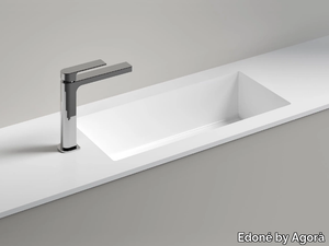 QUASAR - Rectangular handrinse basin _ Edoné by Agorà