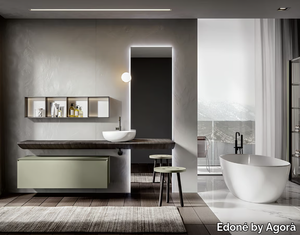 CHR 007 - Single washbasin countertop _ Edoné by Agorà