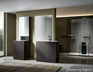 CHR3 003 - Floor-standing vanity unit with doors _ Edoné by Agorà