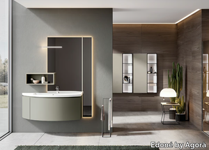 GIU 9087 - Wall-mounted vanity unit with drawers _ Edoné by Agorà