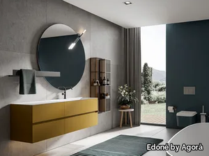 CHR4 008 - Wall-mounted vanity unit with drawers _ Edoné by Agorà