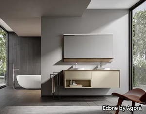 GIU 9095 - Wall-mounted vanity unit with drawers _ Edoné by Agorà