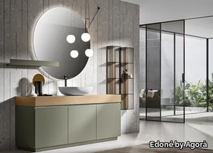 GIU 9005 - Floor-standing vanity unit _ Edoné by Agorà