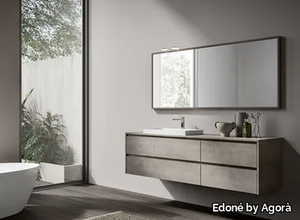 GIU 9105 - Wall-mounted vanity unit with drawers _ Edoné by Agorà