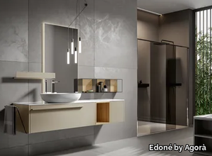 GIU 9108 - Wall-mounted vanity unit with drawers _ Edoné by Agorà