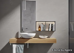 GIU 9129 - Single washbasin countertop _ Edoné by Agorà