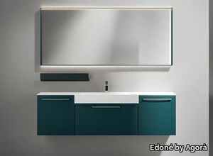 GIU 9132 - Single wall-mounted vanity unit with drawers _ Edoné by Agorà