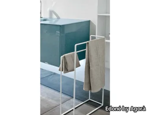 FILO - Standing metal towel rack _ Edoné by Agorà