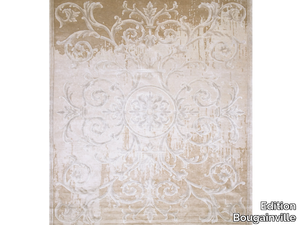 EVRARD ARTY BEIGE - Rectangular handmade silk rug _ Edition Bougainville