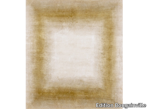 RAINBOW EDGE BRASS - Handmade silk rug _ Edition Bougainville