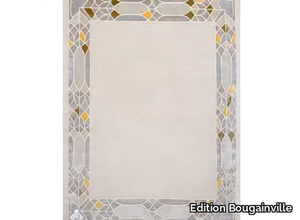 MAJORELLE CUMIN - Rectangular wool and silk rug with geometric shapes _ Edition Bougainville