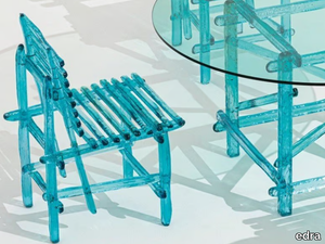 A’MARE - Polycarbonate outdoor chair _ edra