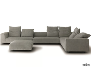 ABSOLU - Sectional fabric sofa _ edra