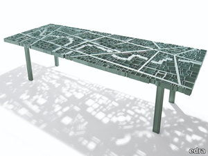 BAGHDAD - Aluminium table _ edra