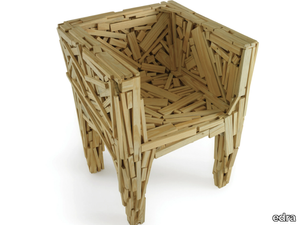 FAVELA - Wooden chair with armrests _ edra