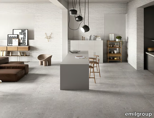 EGO GRIGIO - Porcelain stoneware wall/floor tiles with stone effect _ emilgroup