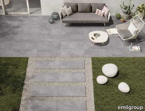 NORDIKA 20mm - Draining porcelain stoneware outdoor floor tiles with stone effect _ emilgroup