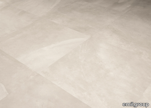 PLAYGROUND WHITE - Porcelain stoneware wall/floor tiles with concrete effect _ emilgroup