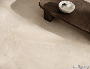 UNIQUE INFINITY BEIGE - Porcelain stoneware wall/floor tiles with stone effect _ emilgroup