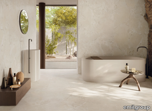 UNIQUE INFINITY WHITE - Porcelain stoneware wall/floor tiles with stone effect _ emilgroup