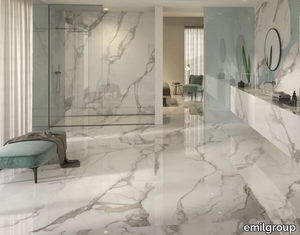 UNIQUE MARBLE CALACATTA REGALE - Porcelain stoneware wall/floor tiles with marble effect _ emilgroup