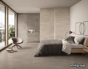 TR3ND TAUPE CONCRETE - Porcelain stoneware wall/floor tiles with concrete effect _ emilgroup