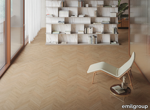 MIMESIS MIELE - Porcelain stoneware flooring with wood effect _ emilgroup