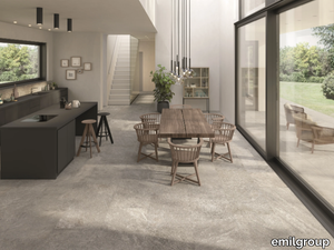 OROS STONE GREY - Porcelain stoneware wall/floor tiles with stone effect _ emilgroup