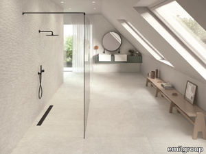 OROS STONE WHITE - Porcelain stoneware wall/floor tiles with stone effect _ emilgroup