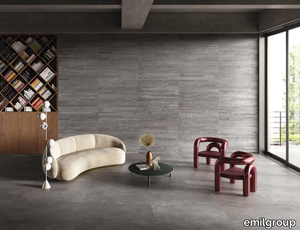 RE-PLAY CONCRETE DARK GREY - Porcelain stoneware wall/floor tiles with concrete effect _ emilgroup