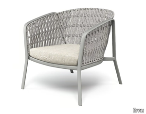 CAROUSEL - Flat alu-rope lounge chair _ Emu