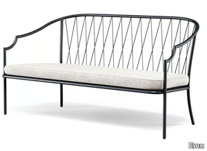 COMO - 2 seater steel garden sofa _ Emu