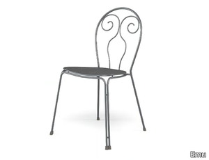 CAPRERA - Stackable steel garden chair _ Emu