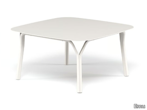 ANGEL - Square aluminium garden side table _ Emu