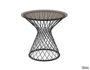 HEAVEN - Crystal and steel garden side table _ Emu