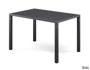 NOVA - Stackable rectangular steel table _ Emu